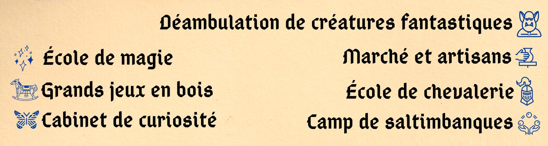 Programme fete